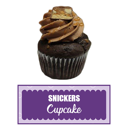 Ladycakes Snickers Cupcake
