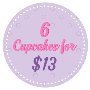 Ladycakes 6 cupcakes for 13